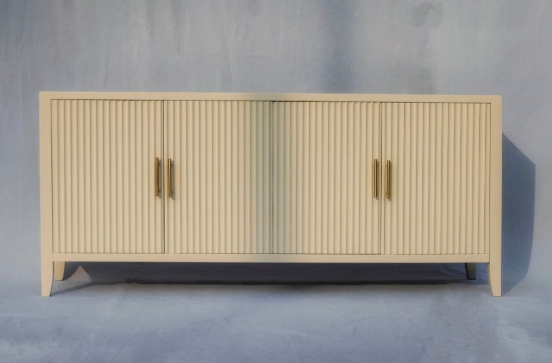 Cream Fluted Sideboard