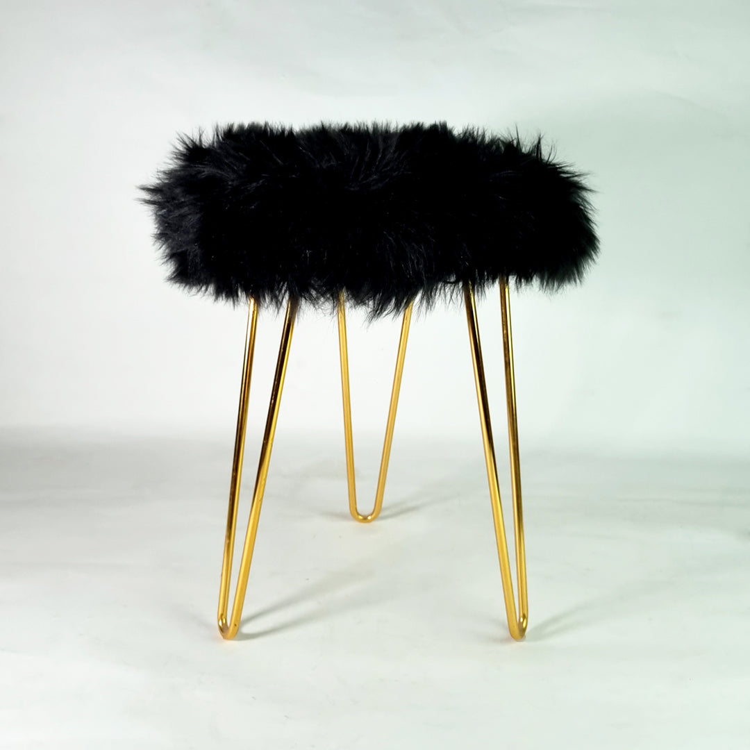 Vougish Vanity Fur Stool
