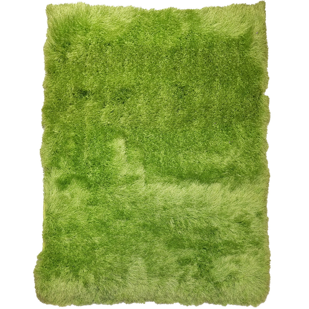 Lime Green Shaggy Rug