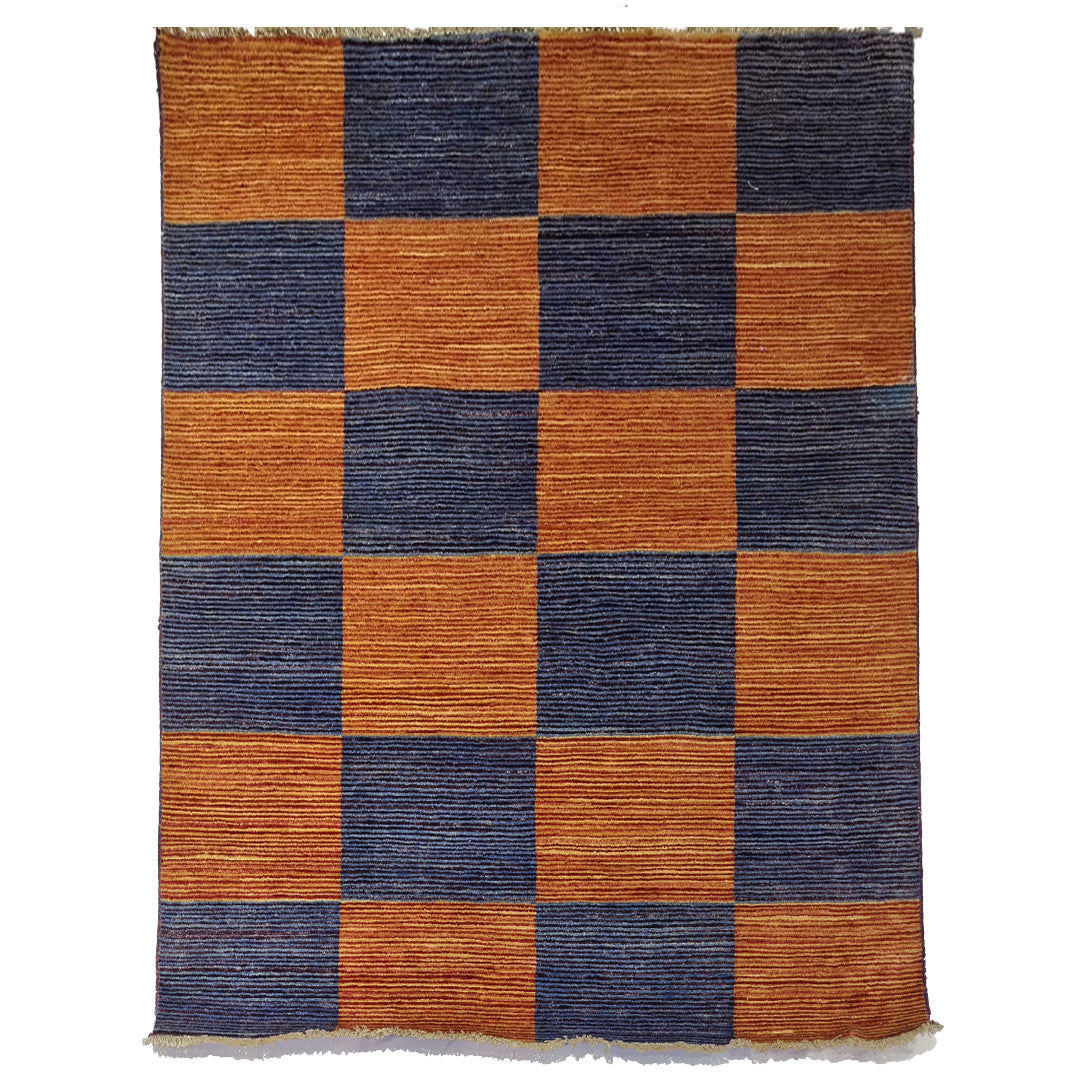 Orange & Blue Vintage Gaba Rug