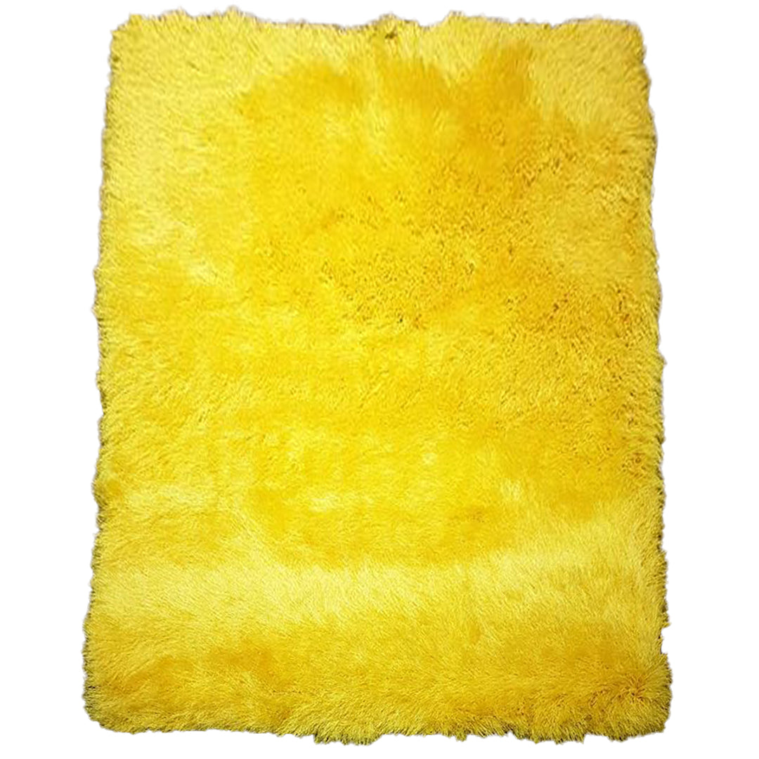 Yellow Shaggy Rug