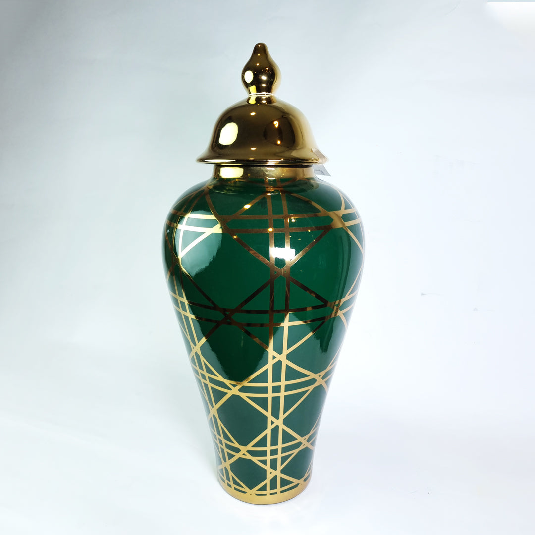Green Goblet Vase